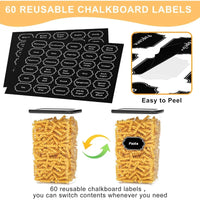 Food Storage Containers with Lids 26 Pack, Kitchen and Pantry Organization Set