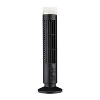 LED Tower Fan Bladeless Cooling Fan 2 Gear Speed Stand Up Tower Fan Portable Electric Floor Fan for Living Room Bedroom