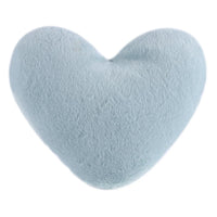 Faux Rabbit Fur Heart Pillow Decorative Pillows Plush Love Heart Shaped Fluffy Throw Pillow Cushion Valentine's Day Gifts 12/17"