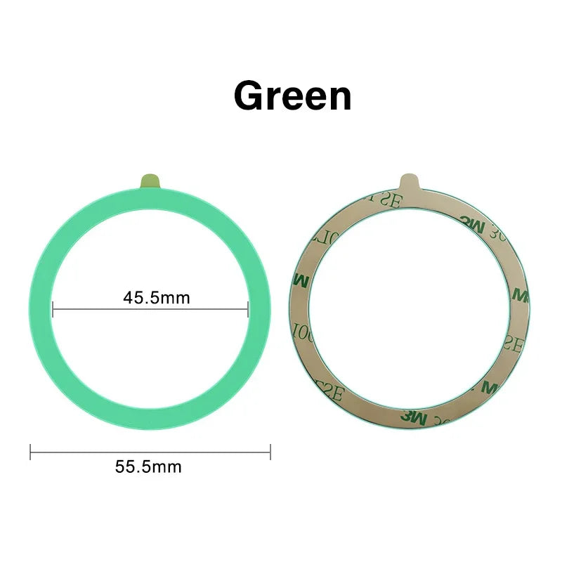 Universal Magnetic Mobile Phone Ring for Magsafe Accessories Metal Sticker Wireless Charger Iron Plate Sheet for iPhone 13 14 15