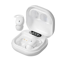 Xmenha Invisible Earbuds Sleep Small Mini Wireless Ear Buds Discreet for Work Headphones True Wireless Earpiece with Charging