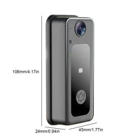 Wireless Camera Doorbell Two-Way Audio Smart Video Doorbell LED Night Vision Cloud Storage Battery Powered Home Security Camera
