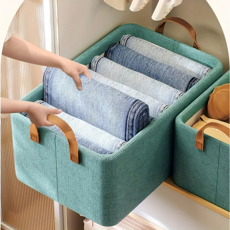 Thicken Clothes Organizer Pants Sweater Storage Cabinets Drawers Organizer Jeans Storage Box Wardrobe Clothes Storage Organizers