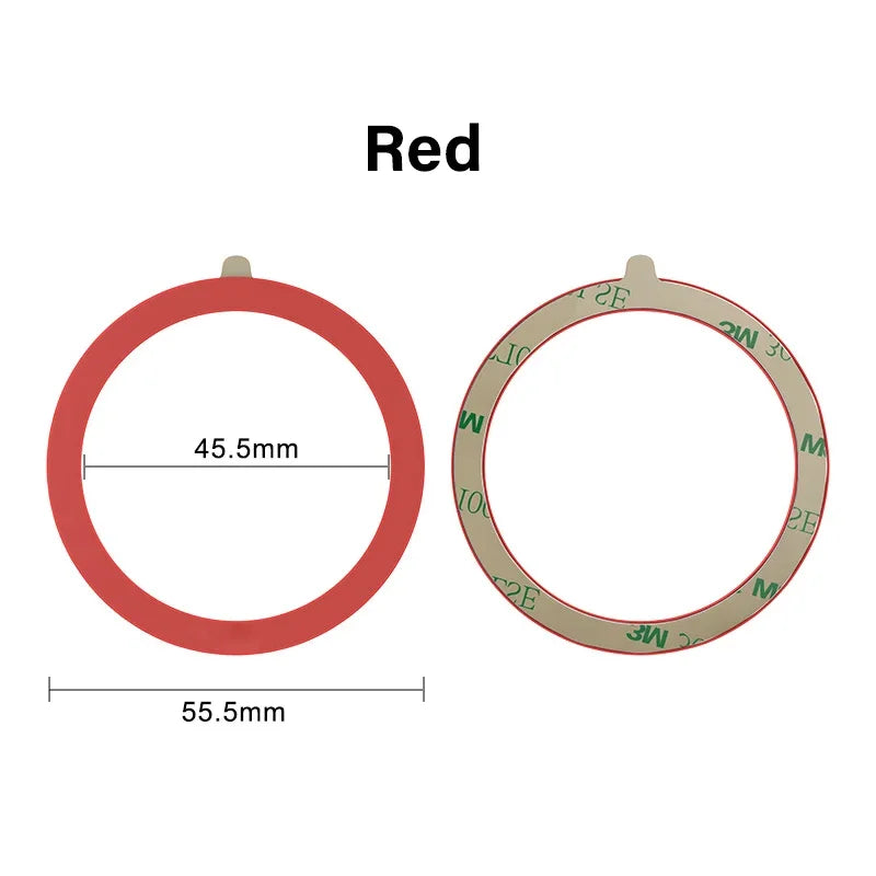 Universal Magnetic Mobile Phone Ring for Magsafe Accessories Metal Sticker Wireless Charger Iron Plate Sheet for iPhone 13 14 15