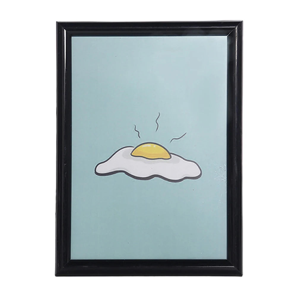 Gallery Photo Frame Modern Certificate Document Frame Multi-purpose Black Border for Wall Tabletop Display