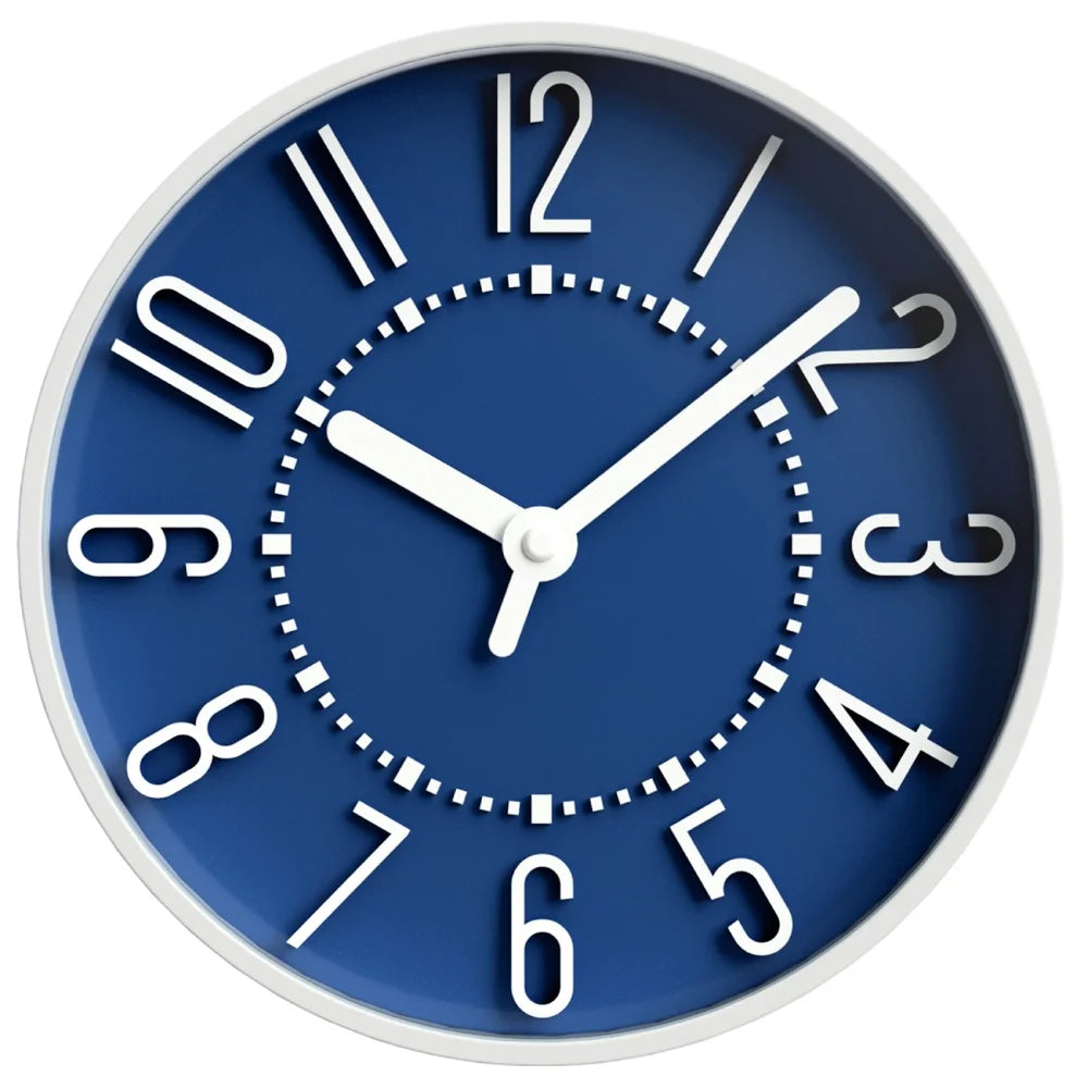 10 Inch Analog Wall Clock Quartz Movement Decorative Timepiece Stylish Home Decor Gift Office Bedroom