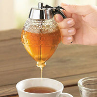 Honey Container with Stand Honey Pourer Dispenser No Drip Olive Oil Dispenser Bottle for Home Kitchen Storing Honey and Syrup
