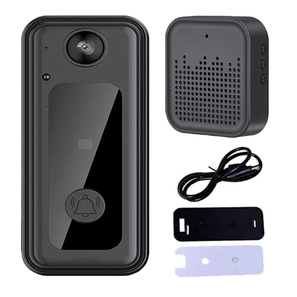Wireless Camera Doorbell Two-Way Audio Smart Video Doorbell LED Night Vision Cloud Storage Battery Powered Home Security Camera