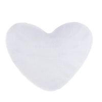 Faux Rabbit Fur Heart Pillow Decorative Pillows Plush Love Heart Shaped Fluffy Throw Pillow Cushion Valentine's Day Gifts 12/17"
