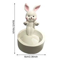 Cat/Dog/Rabbit/Fox Animal Candle Holder Warming Paws Candlestick Holder Cute Candlestick Lamp Holder Cartoon for Home Decor