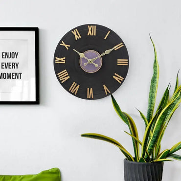 Outdoor Wall Clock Decorative Round Clock With Roman Numeral Silent Round Clocks Easy To Read Decorative Clock For Kitchen Patio