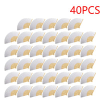 1-50PCS Paper Bamboo Folding Hand Fan Wedding Personalized Fans Party Decor Art Craft DIY Folding Fan for Wedding Party Decor