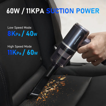 Neverland Car Vacuum Cleaner Powerful Portable Handheld Wireless Brushless Motor with Dust Display Lamp for Car Home Appliance