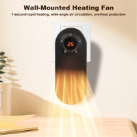 Small Quick Heat Room Warmer Timing Household Bathroom Heater Electric Silent Travel Warmer for Desk Table Bedroom Study Offices