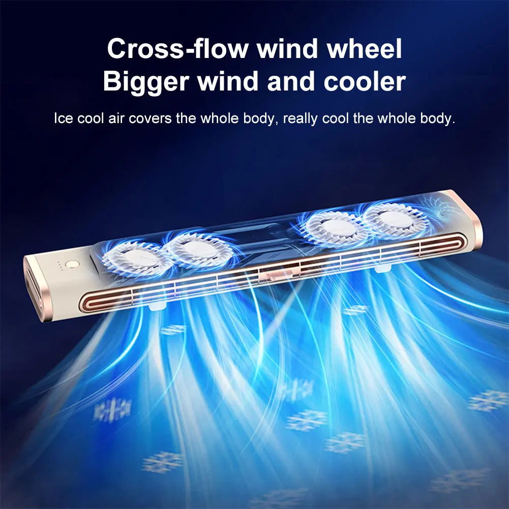 Desktop Fan Adjustable Vents Bladeless Fan Air Condition Fan for Bedroom Home Office Room