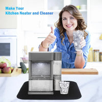 Absorbent Sliding Mat for Ice Makers and Kitchen Appliances, Countertop Dish Drying Accessory