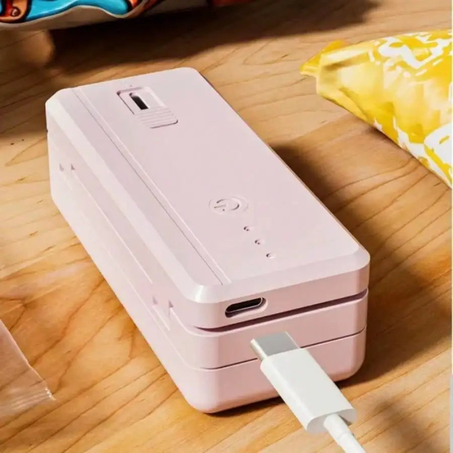 2 In 1 Mini Portable Sealing Machine Food Packaging Machine Kitchen Sealing Machine USB Charging Model, Kitchen Appliances