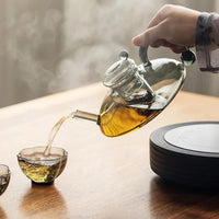 Glass Teapot With Infuser Glass Electric Kettle Glass Tea Kettle Hot Tea Maker With Handle And Tea Infuser