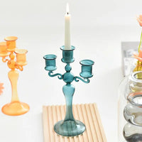 Retro 3 Heads Candle Holders Candlestick for Home Decoration Holiday Candle Stick Wedding Christmas Candle Holder Centerpieces
