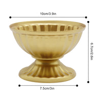 10 PCS Metal Vase White/Bright Golden Iron Vase Flower Pot Flower Arrangement Container Home Vessel Ornament Wedding Flower Vase